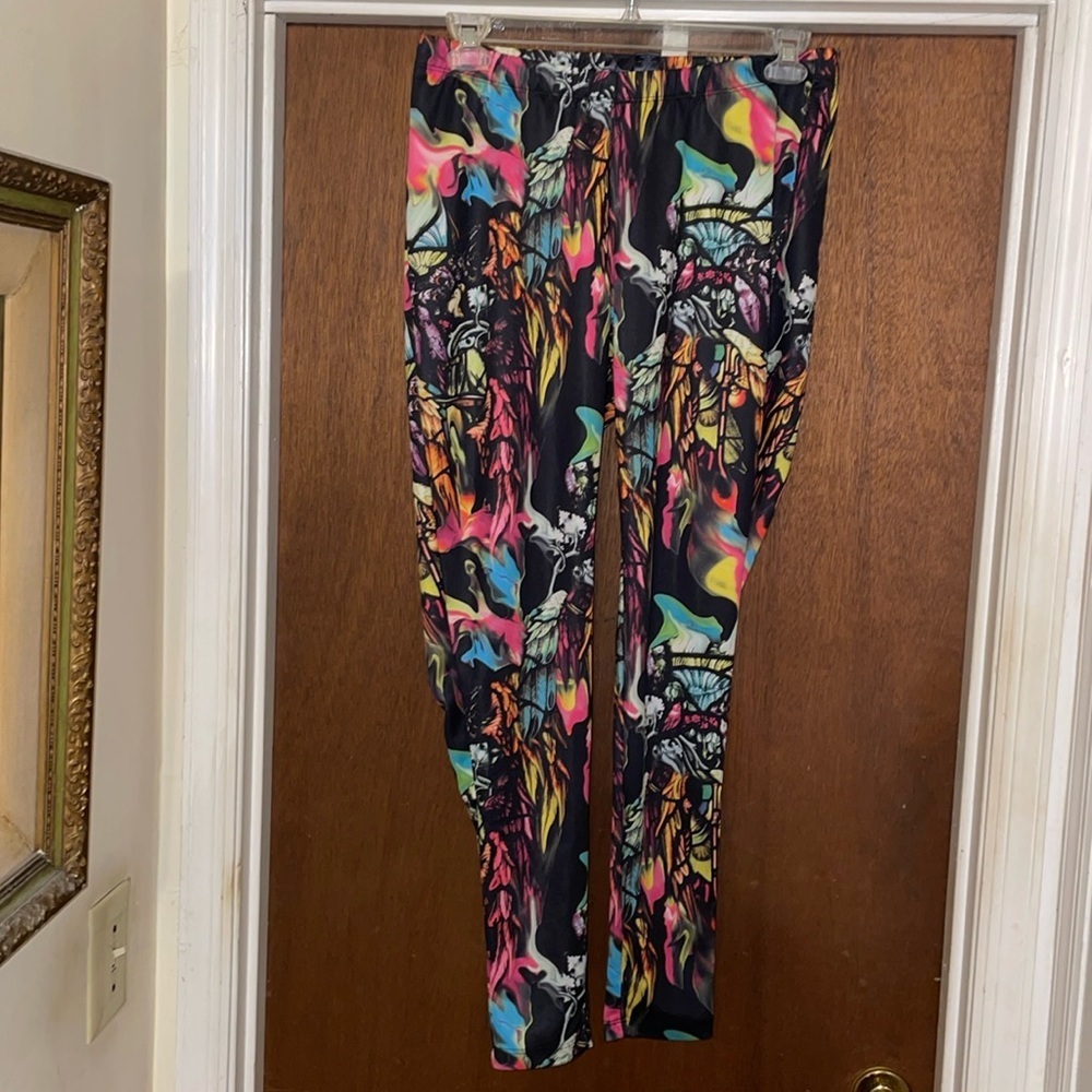 Torrid colorful leggings size 1 - Picture 1 of 3